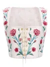 Agua By Agua Bendita Floral-print Corset