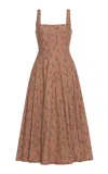 Agua By Agua Bendita Frontera Floral Midi Dress