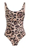 Agua By Agua Bendita Gema Leopard-print One-piece Swim Suit In Animal Print