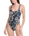 Agua By Agua Bendita Gema One-piece Swimsuit In Multicolor In Blue
