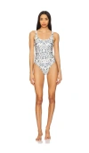 Agua By Agua Bendita Crystal-embellished Gema Swimsuit In Ribbons