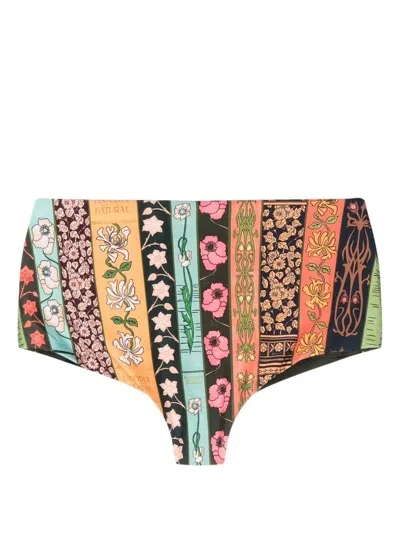 Agua By Agua Bendita Geranio Libros Bikini Bottom In Green