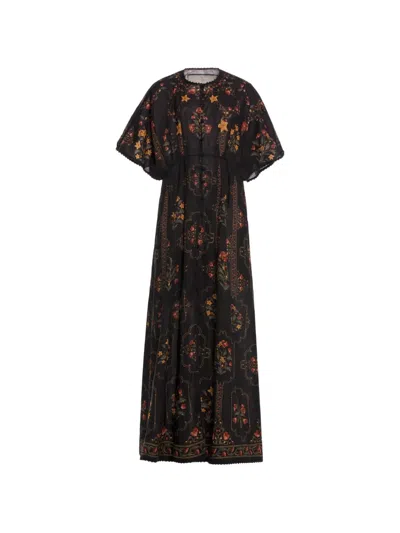 Agua By Agua Bendita Gesto Andes Maxi Dress In Black