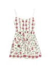 Agua By Agua Bendita Granadilla Quebrada Mini Dress In White
