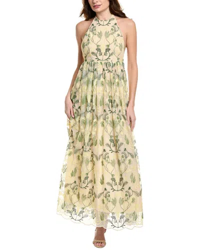 Agua By Agua Bendita Acanella Habitat Printed Long Dress In Multicolor