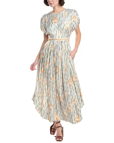 Agua By Agua Bendita Herbario Maxi Dress In White