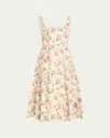 Agua By Agua Bendita Hierbabuena Midi Dress In Mosqueta