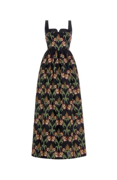 Agua By Agua Bendita Jaspe Azucar Maxi Dress In Black