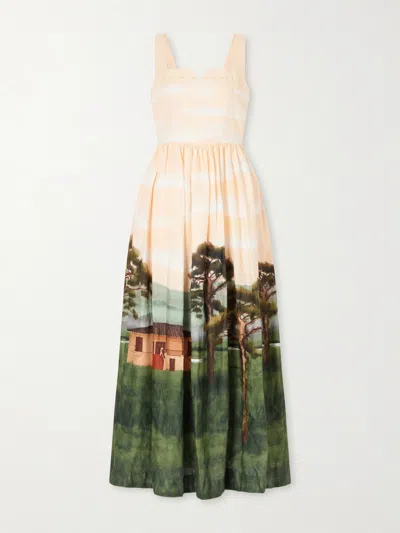 Agua By Agua Bendita Jaspe Paraiso Dress In Multicolor