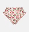 Agua By Agua Bendita Jengibre Floral Bikini Bottoms In Multi