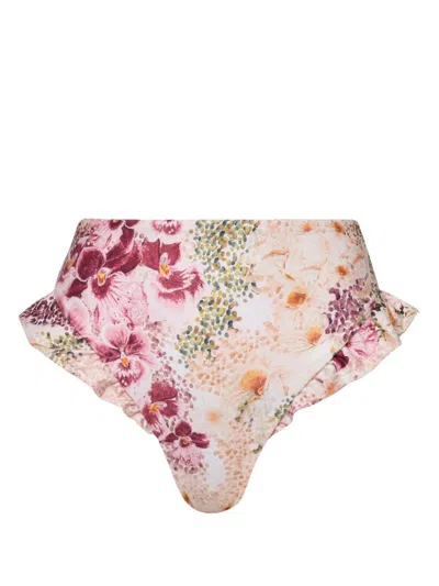 AGUA BY AGUA BENDITA JENGIBRE FLORECER BIKINI BOTTOMS