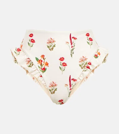 AGUA BY AGUA BENDITA JENGIBRE OASIS FLORAL BIKINI BOTTOMS