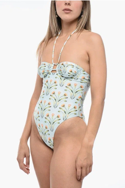 Agua By Agua Bendita Diente De Leon Amanec One-piece In Blue
