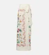 Agua By Agua Bendita Lavanda Cotton And Silk Beach Cover-up In Multicoloured