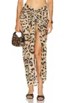 Agua By Agua Bendita Lavanda Jaguar Midi Pareo In Multi