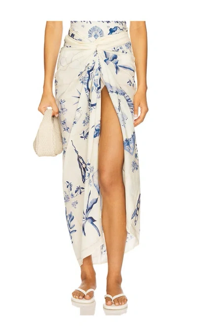 Agua By Agua Bendita Lavanda Midi Pareo In Multi