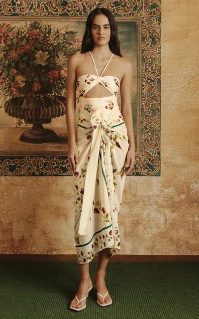 Agua By Agua Bendita Lavanda Midi Pareo In Multi