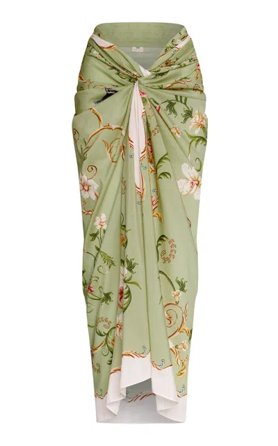 Agua By Agua Bendita Lavanda Midi Pareo In Multi