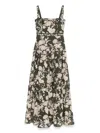 Agua By Agua Bendita Abito St Maxi Fiori In 绿色