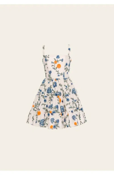 Agua By Agua Bendita Lima Mini Brisa Mini Dress In Blue