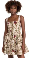 Agua By Agua Bendita Lima Mini Café Dress Multicolor In Multicolor