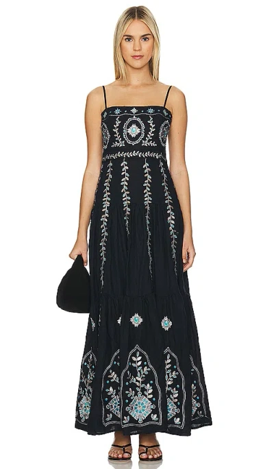 Agua By Agua Bendita Lima Relicario Dress In Black