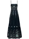 Agua By Agua Bendita Lima Relicario Dress In Blue