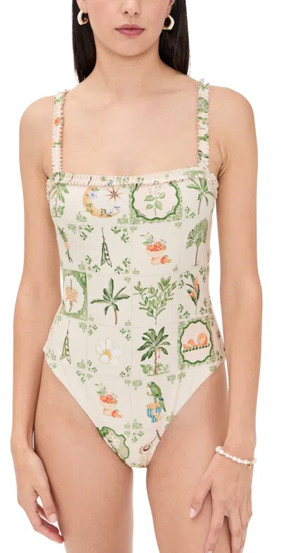 Agua By Agua Bendita Limon Wild One Piece Multicolor