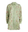Agua By Agua Bendita Cecilia Honeysuckle Floral-print Linen Shirt