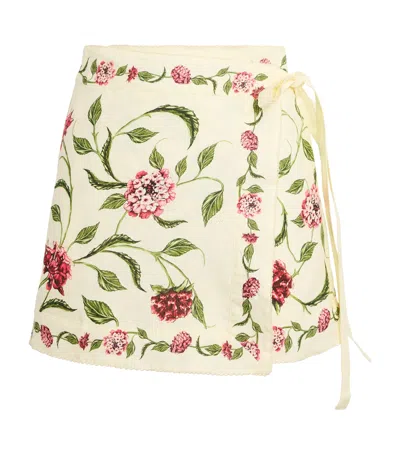 AGUA BY AGUA BENDITA LINEN LUNA QUEBRADA MINI PAREO