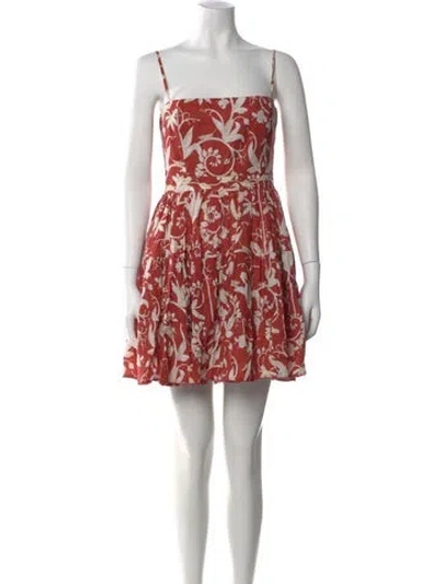 Pre-owned Agua By Agua Bendita Linen Mini Dress