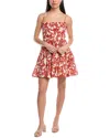 Agua By Agua Bendita Lima Mini Dress In Red