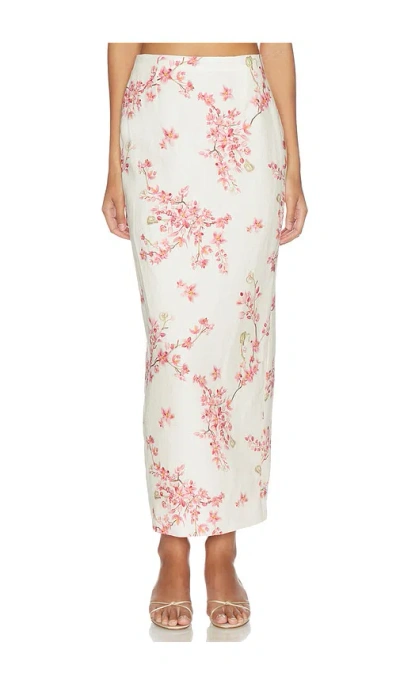 Agua By Agua Bendita Lirica Cauca Skirt In White