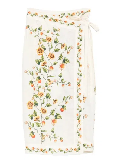 Agua By Agua Bendita Luna Midi Uchuva Pareo In Neutral