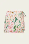 Agua By Agua Bendita Luna Jardinera Floral Miniskirt