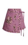 Agua By Agua Bendita Luna Wisteria Pareo In Multi/purple