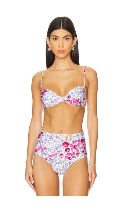 Agua By Agua Bendita Magdalena Bikini Top In Multicolor