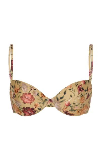 Agua By Agua Bendita Magdalena Floral Bikini Top