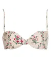 Agua By Agua Bendita Magdalena Orquidea Bikini Top In White
