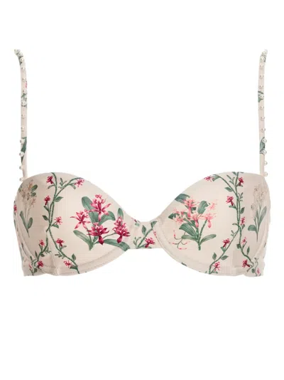 AGUA BY AGUA BENDITA MAGDALENA ORQUIDEA BIKINI TOP
