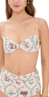Agua By Agua Bendita Magdalena Orquidea Bikini Top In Multicolor