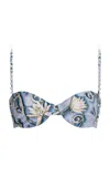 AGUA BY AGUA BENDITA MAGDALENA PRINTED BIKINI TOP