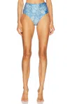 Agua By Agua Bendita Magenta Floritura Bikini Bottoms Multicolor In Multicolor