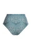 Agua By Agua Bendita Magenta Ceiba Bikini Bottoms In Blue