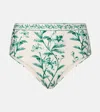 Agua By Agua Bendita Magenta Floral Bikini Bottoms