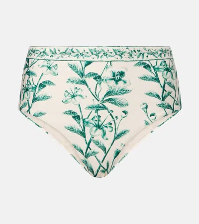 Agua By Agua Bendita Magenta Floral Bikini Bottoms