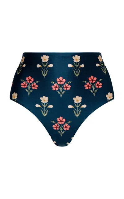 Agua By Agua Bendita Magenta Isolda Bikini Bottom In Multi