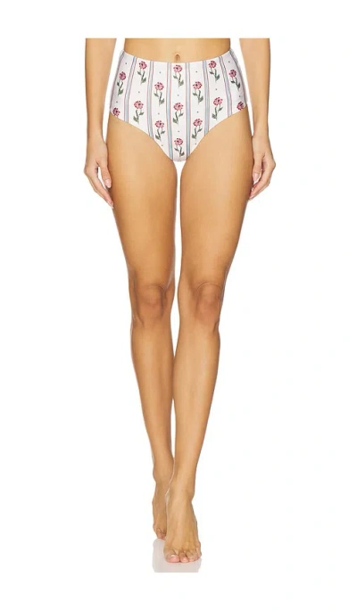Agua By Agua Bendita Magenta Quebrada Bikini Bottom In Multi