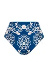 Agua By Agua Bendita Magenta Ribbons Bikini Bottoms In Multi