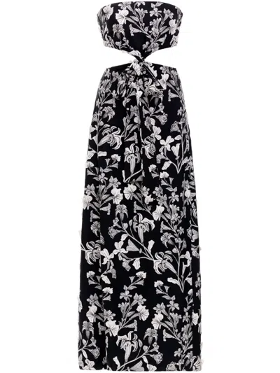 AGUA BY AGUA BENDITA MALAQUITA GUAYACAN MAXI DRESS